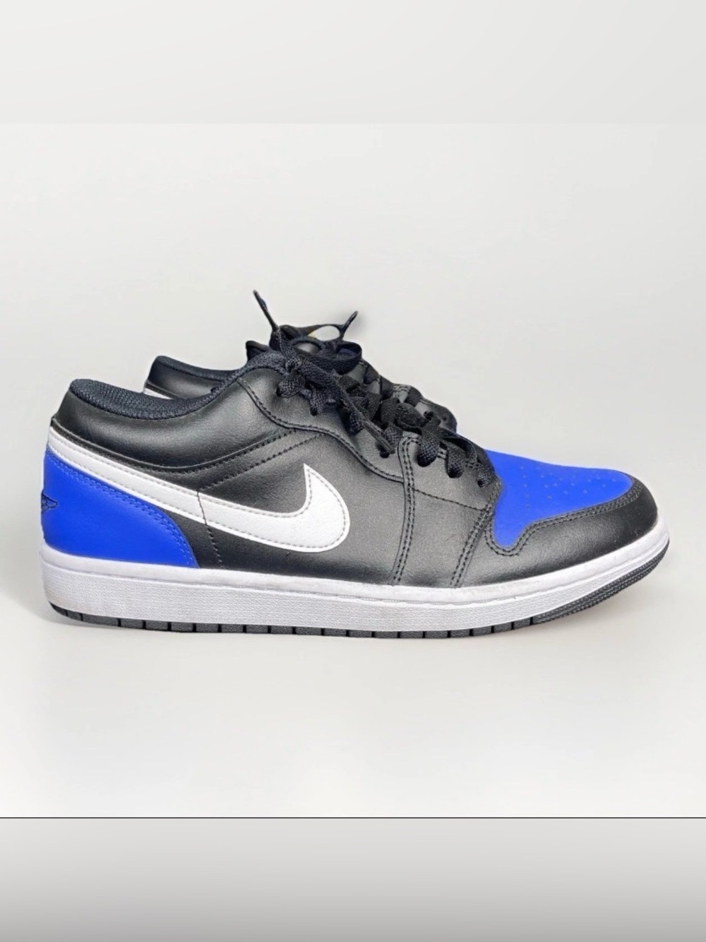 Jordan Air Jordan 1 Low Black Royal Mens 10 Toe 2024 Men’s Sneaker 553558-042
